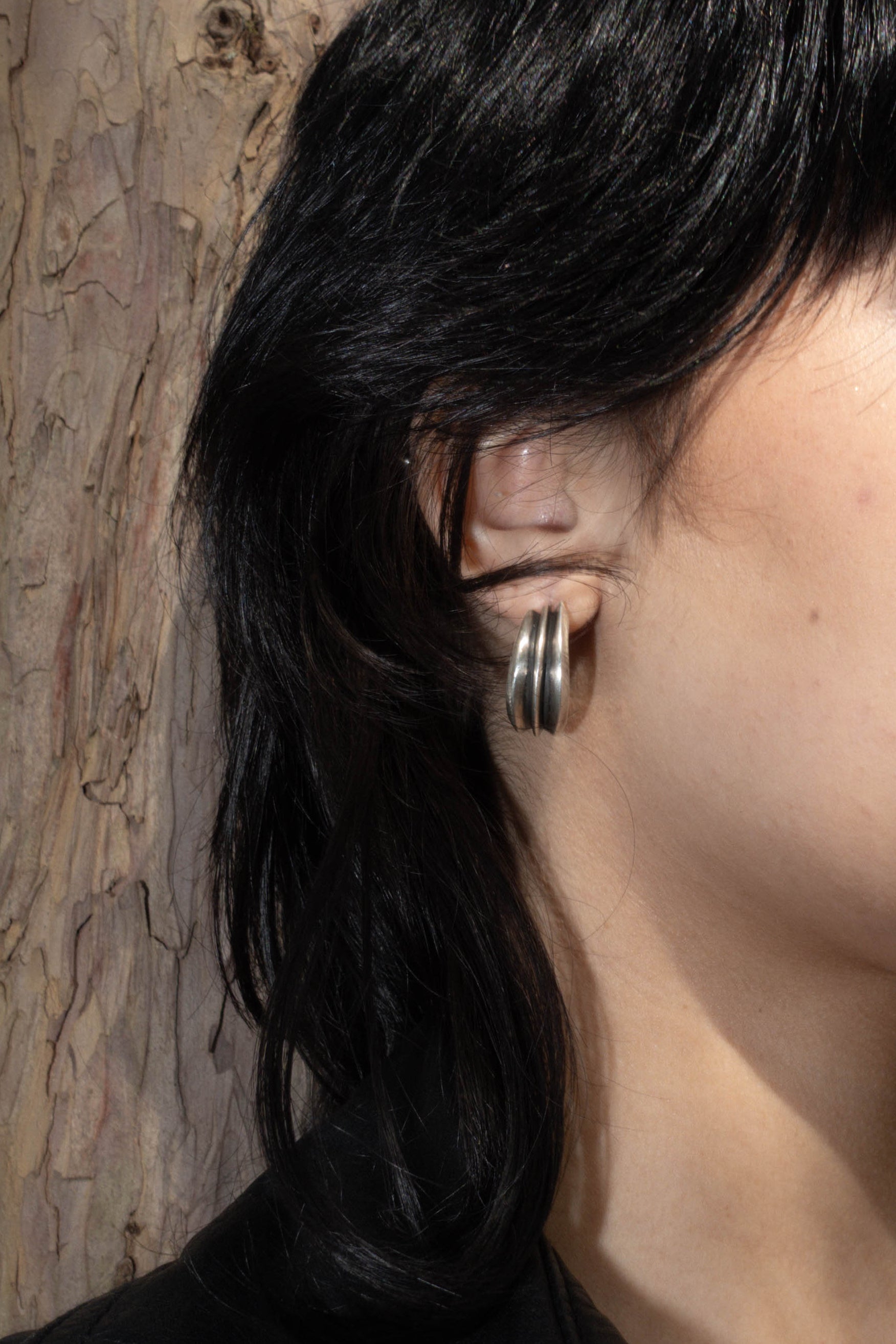 TRIPLE LAYER EARRING